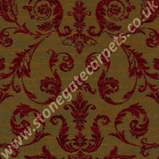 Brintons Carpets Renaissance Classics Medici Ruby Broadloom
