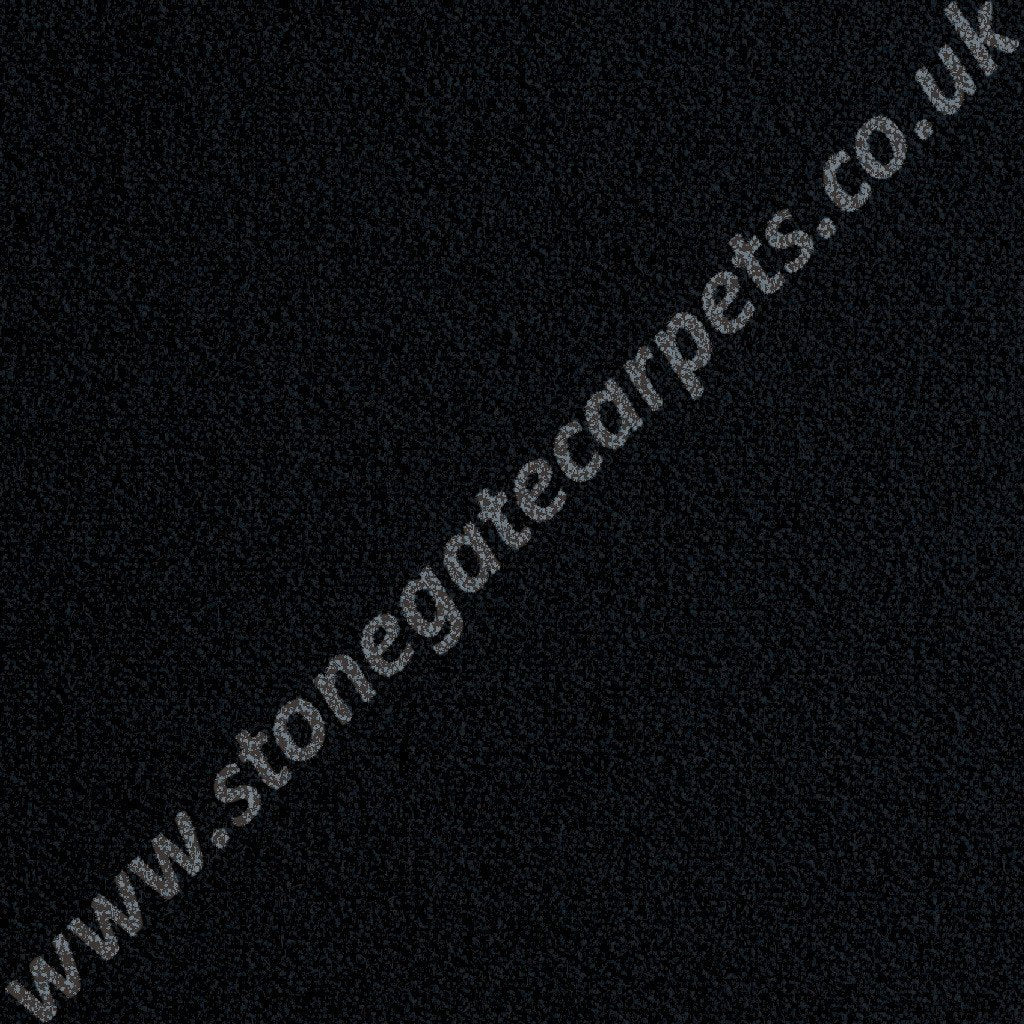 Ulster Carpets Ulster Velvet Elephant with Brintons True Velvet Jet Fully Fitted Stair Carpet (Per Linear Metre)