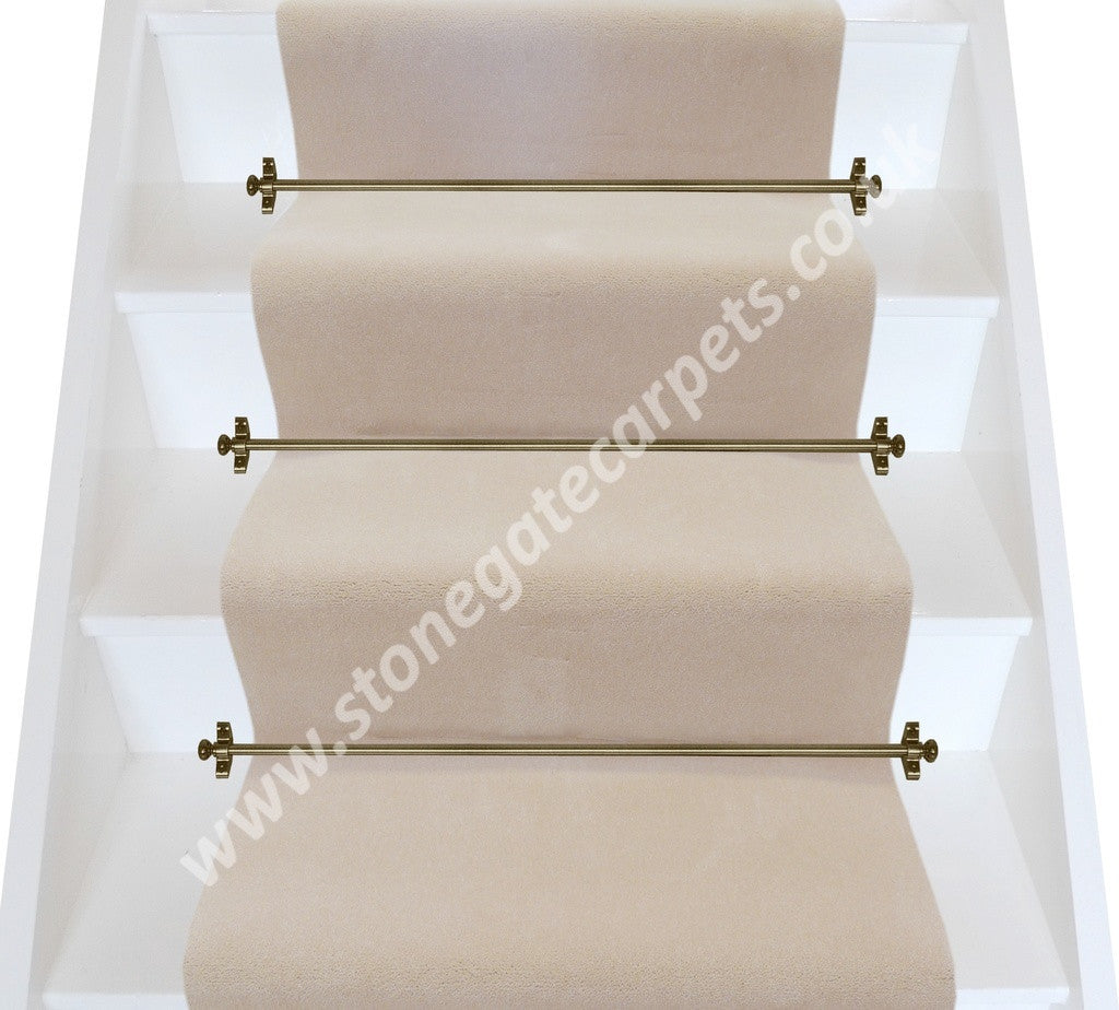 Brintons Carpets True Velvet Sushi Plain Stair Runner (per M)