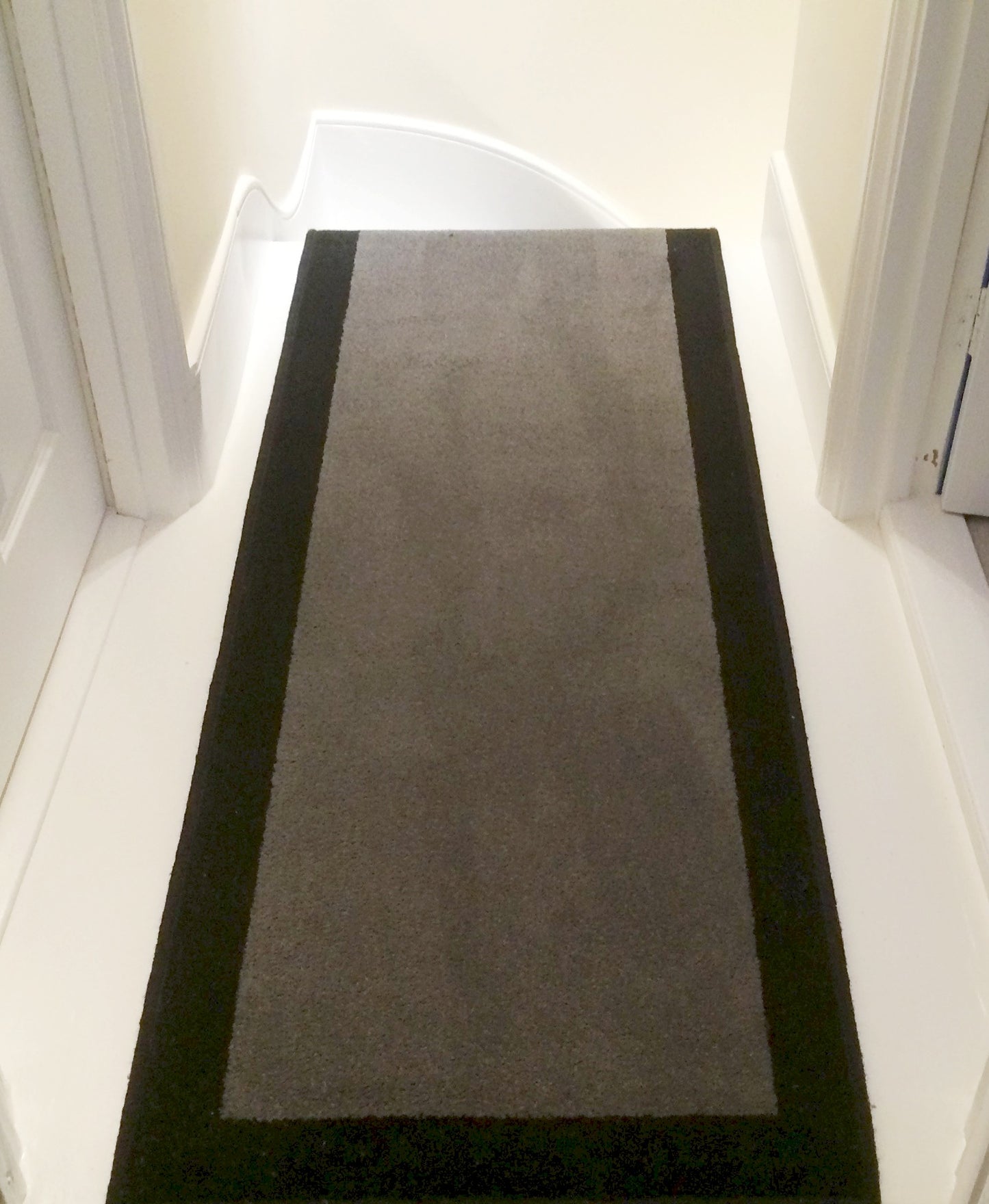 Brintons Carpets Bell Twist Smoke & Black Stair Runner (per M)