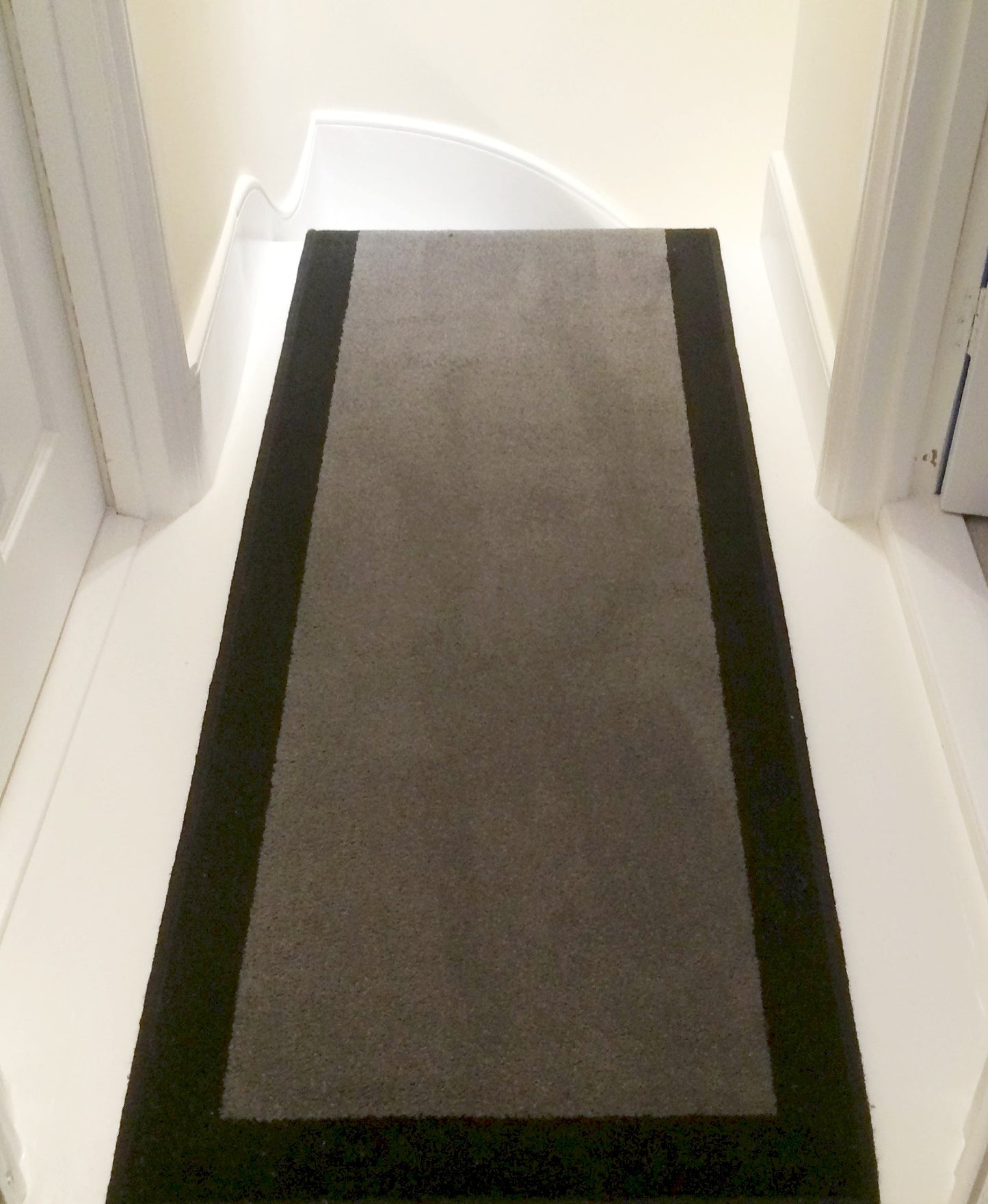 Brintons Carpets Bell Twist Smoke & Black Stair Runner (Per Linear Metre)