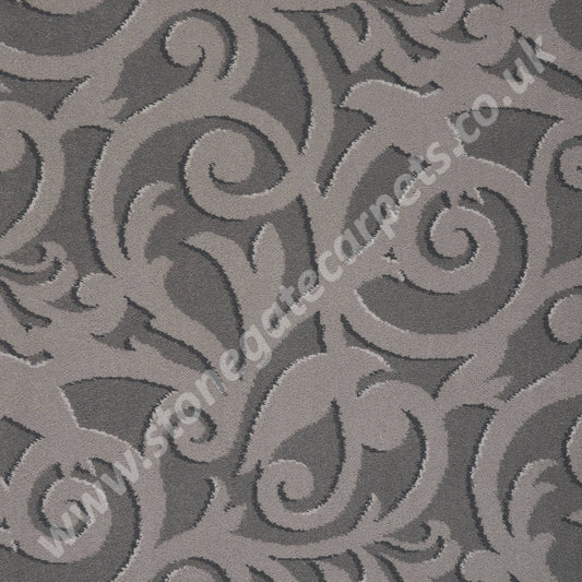 Brintons Carpets Timorous Beasties Pewter Atholl Gardens Carpet Remnant @ £60sq/mt 4.00m x 4.00m - £960.00 - Delivery (excl Highlands & Islands) + £50.00