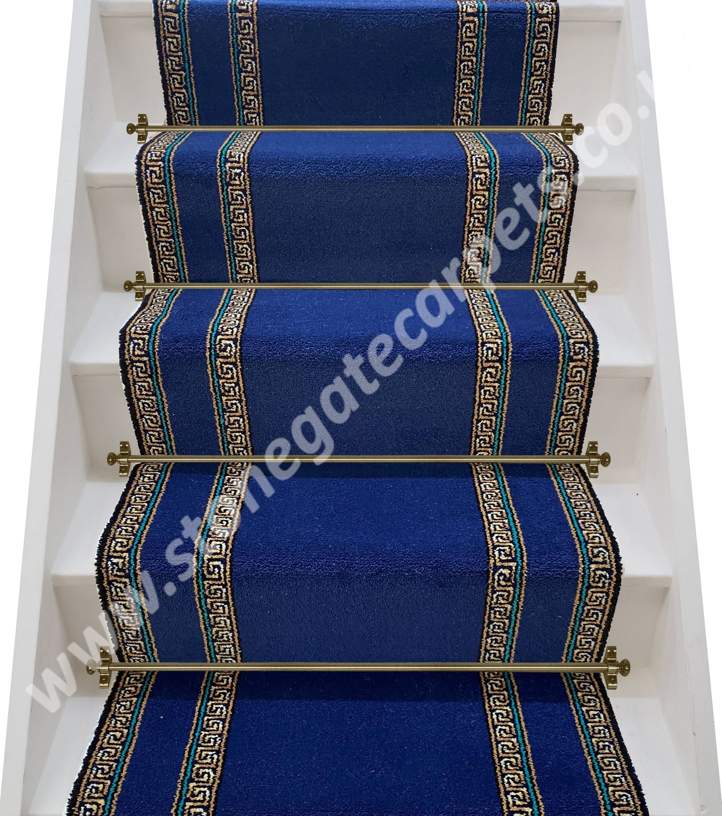 Ulster Carpets Athenia Royal Blue Stair Runner (please call for pricing)