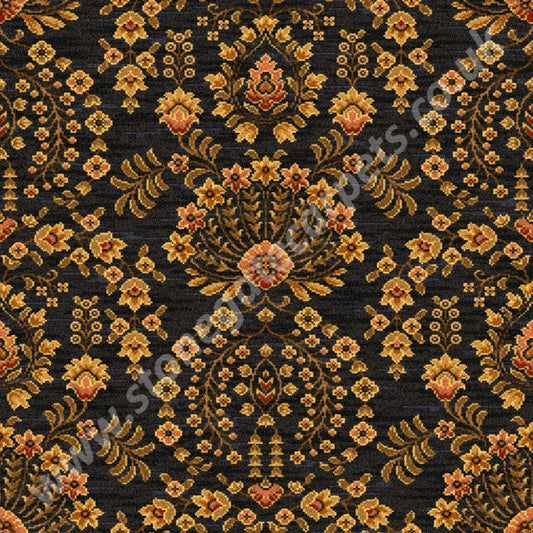 Ulster Carpets Glenmoy Black Sultan 91/2650 (Please Call For Per M² Cost) 