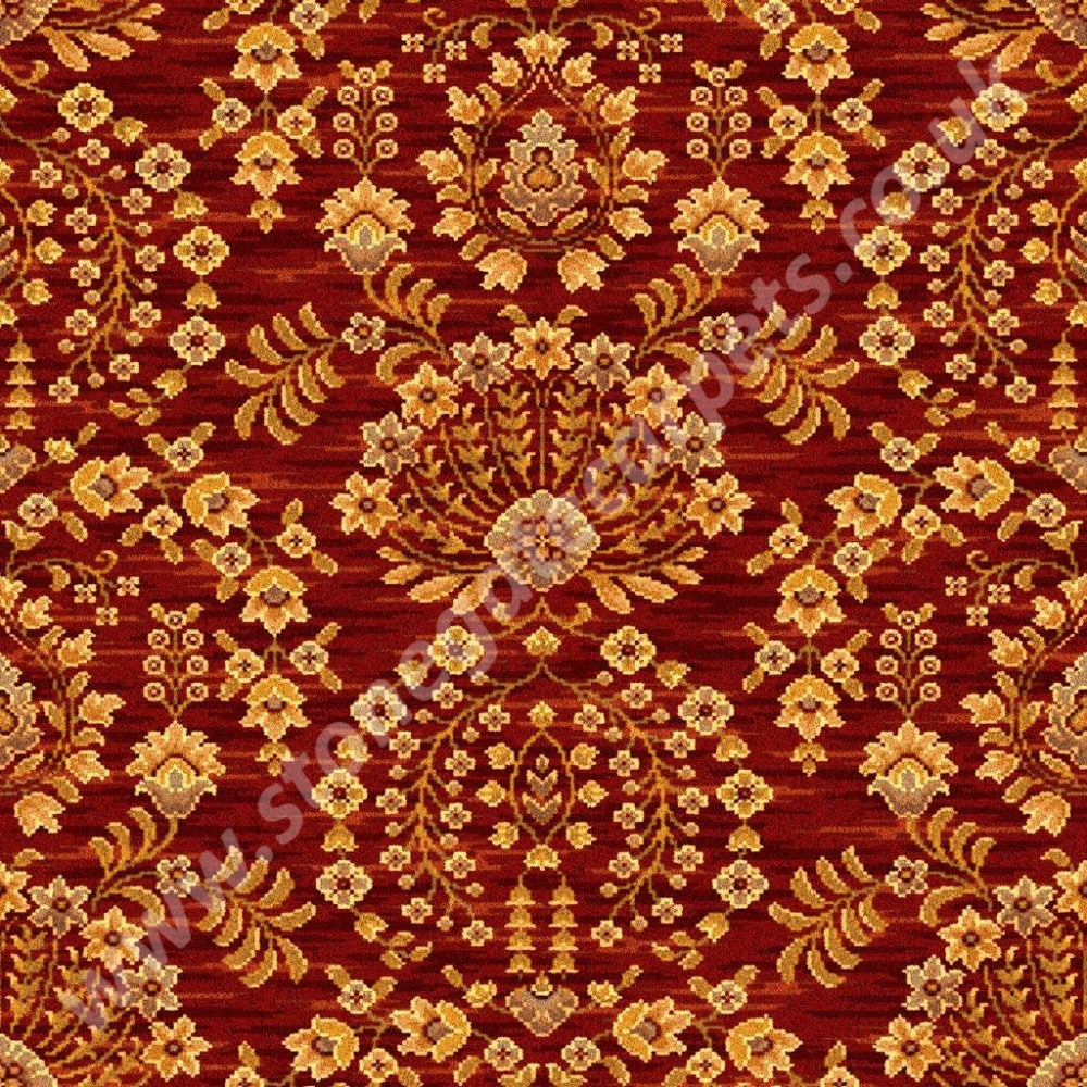 Ulster Carpets Glenmoy Red Sultan 21/2650 (Please Call For Per M² Cost) 