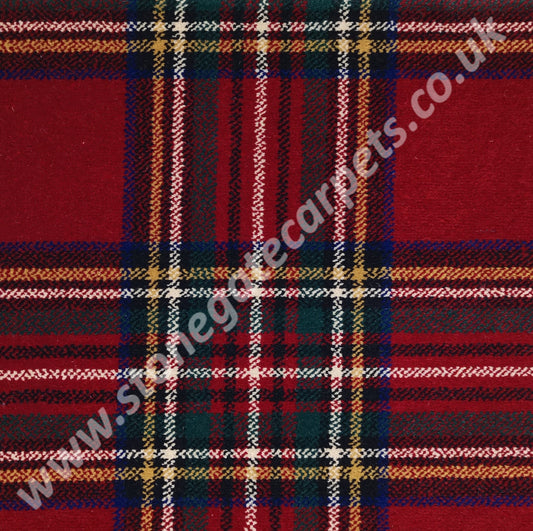 Ulster Carpets Glenmoy Royal Stewart 10/2754 (Please Call for per M² Cost)