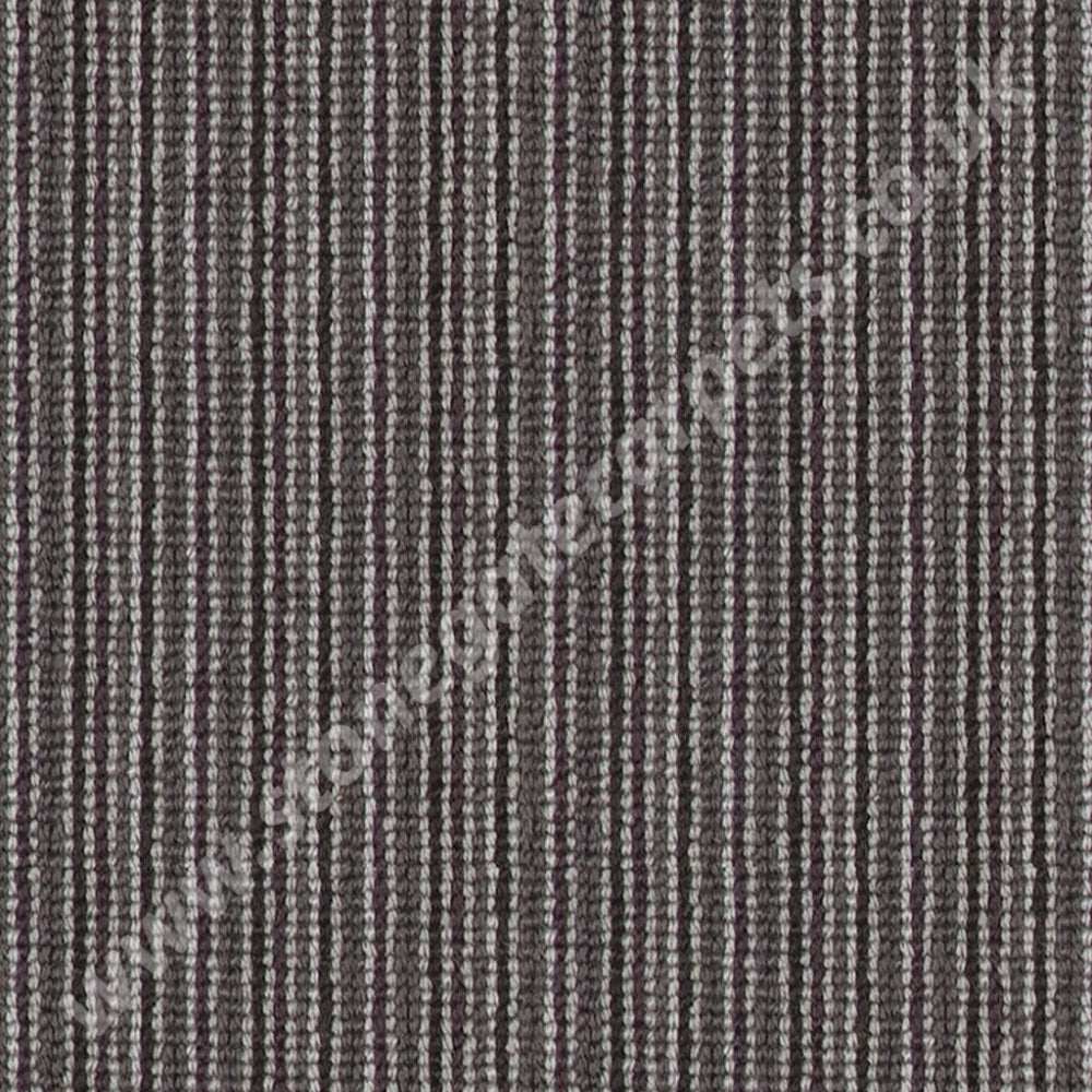 Ulster Carpets Open Spaces Laneve Wellington Stripe Carbon 60/1433 (Please Call for per M² Cost)