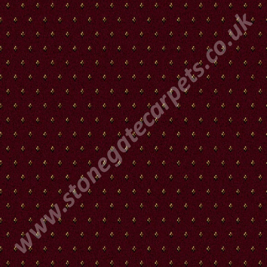 Ulster Carpets Sheriden Pindot Bordeaux 22/2562 (Please Call For Per M² Cost) Carpet
