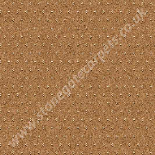 Ulster Carpets Sheriden Pindot Florence Gold 43/2562 (Please Call for per M² Cost)