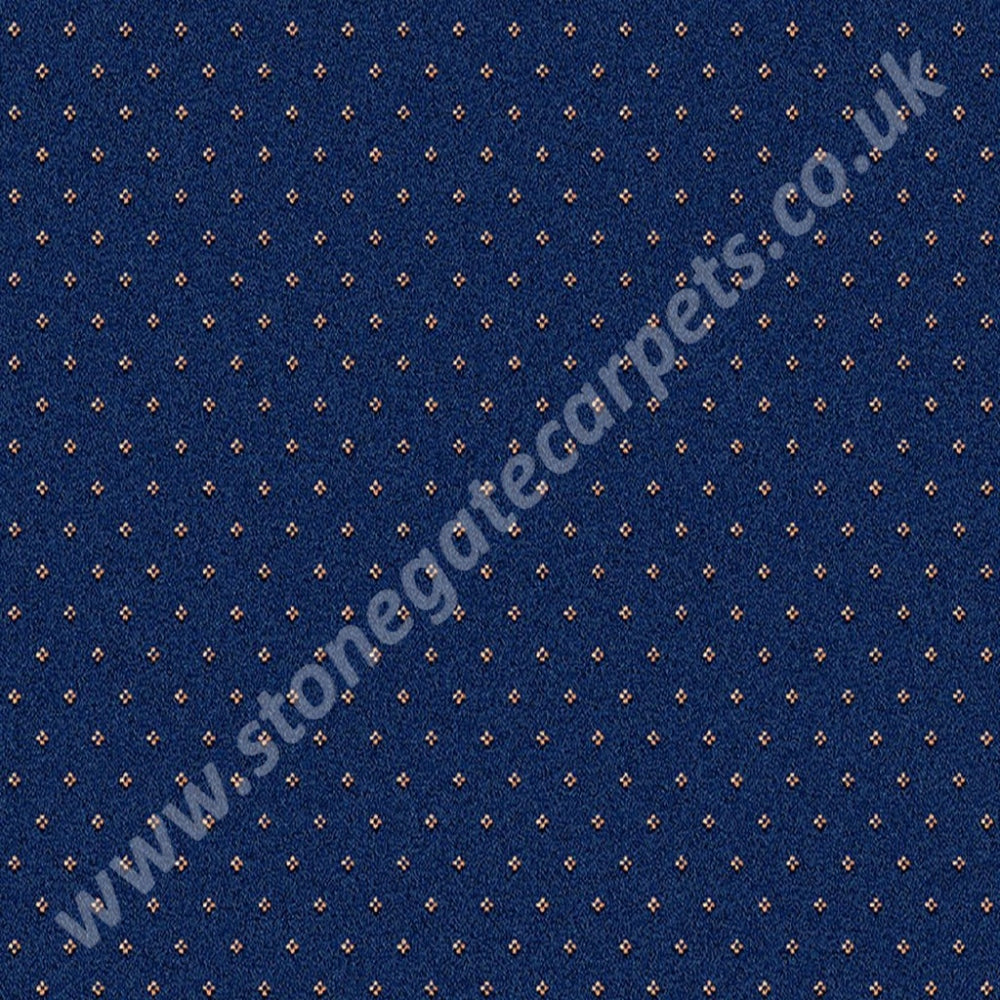 Ulster Carpets Sheriden Pindot Royal Blue 52/2462 (Please Call For Per M² Cost) 
