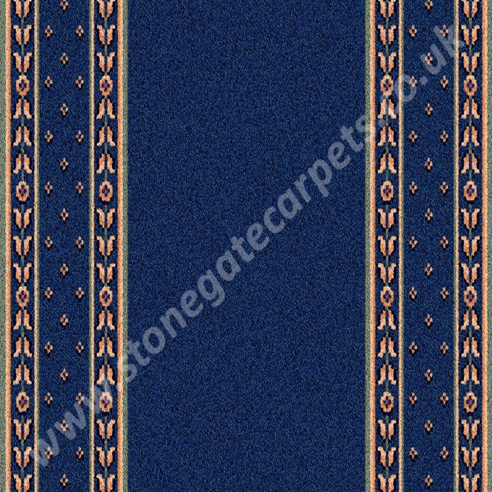 Ulster Carpets Sheriden Royal Blue Runner 52/2605 (Please Call For Per M² Cost) 
