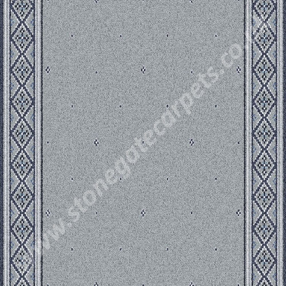 Ulster Carpets Tazmin Blue Grass Runner 92/2634 (Please Call For Per M² Cost) 