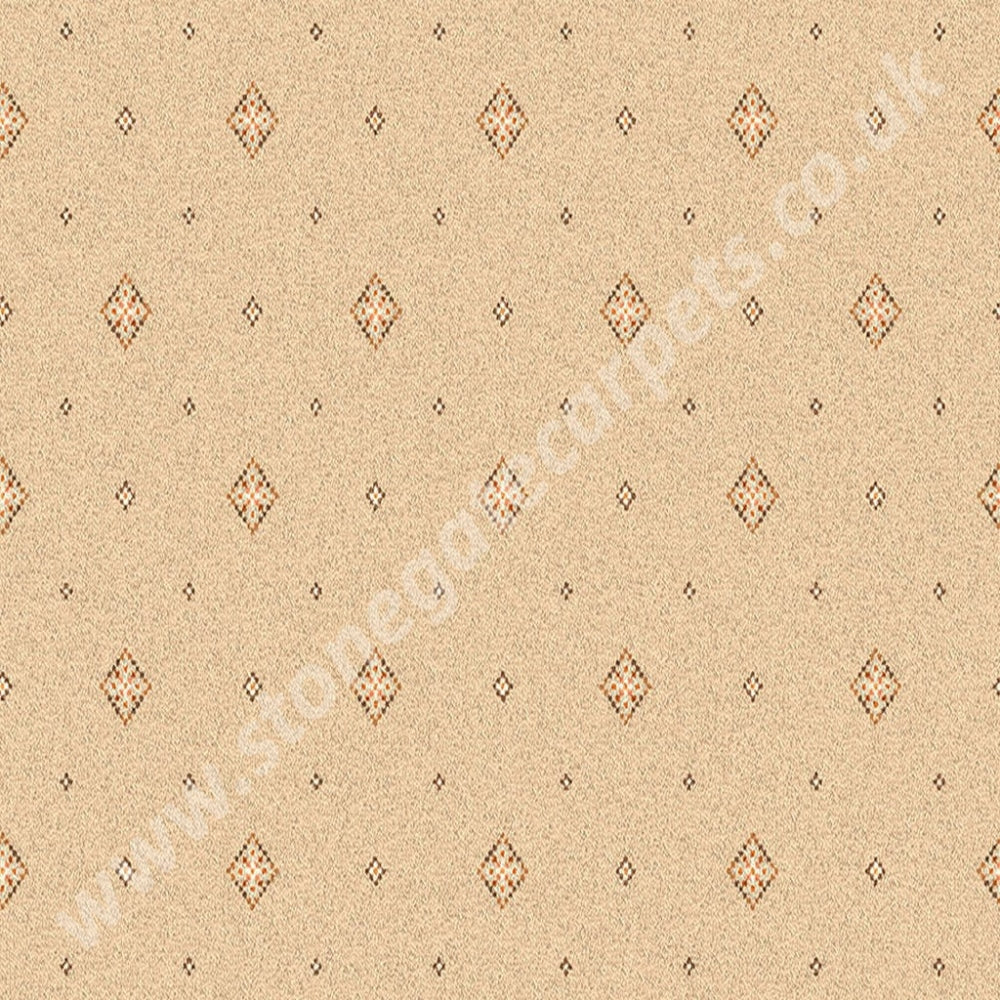 Ulster Carpets Tazmin Motif Camel 11/2628 (Please Call For Per M² Cost) 