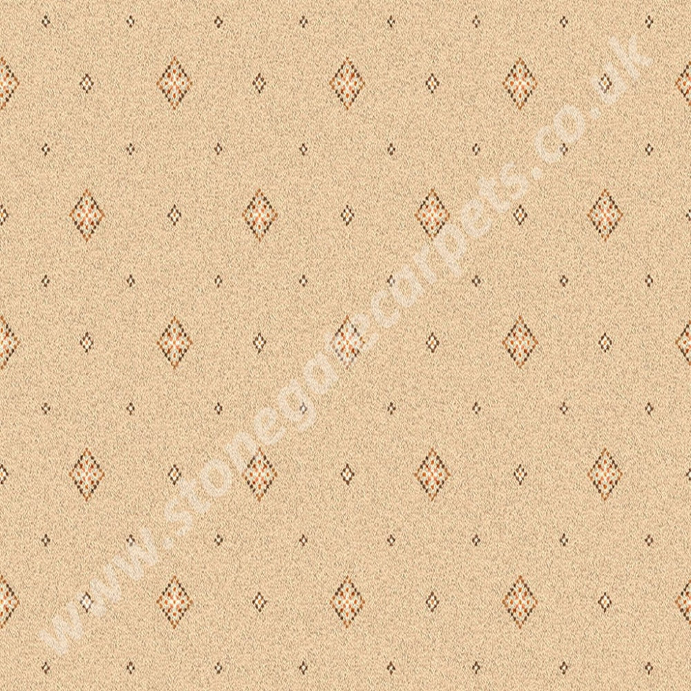 Ulster Carpets Tazmin Motif Camel 11/2628 (Please Call For Per M² Cost) 