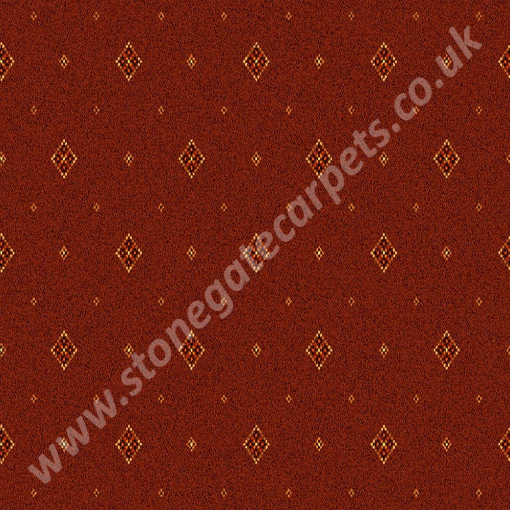 Ulster Carpets Tazmin Motif Sienna 23/2628 (Please Call For Per M² Cost) 