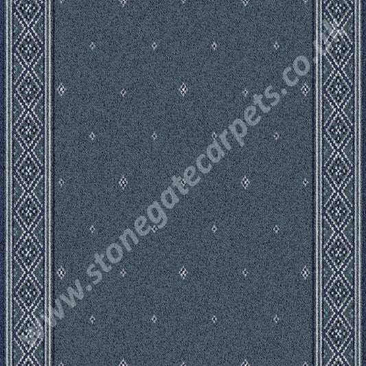 Ulster Carpets Tazmin Prussian Runner 92/2634 (Please Call For Per M² Cost) 