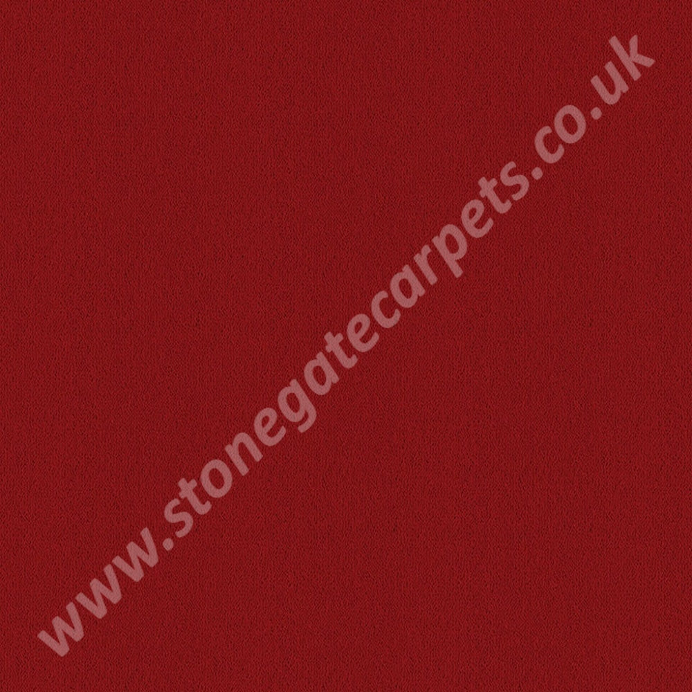 Ulster Carpets Velvet Imperial Red W8830 (Please Call For Per M² Cost) 