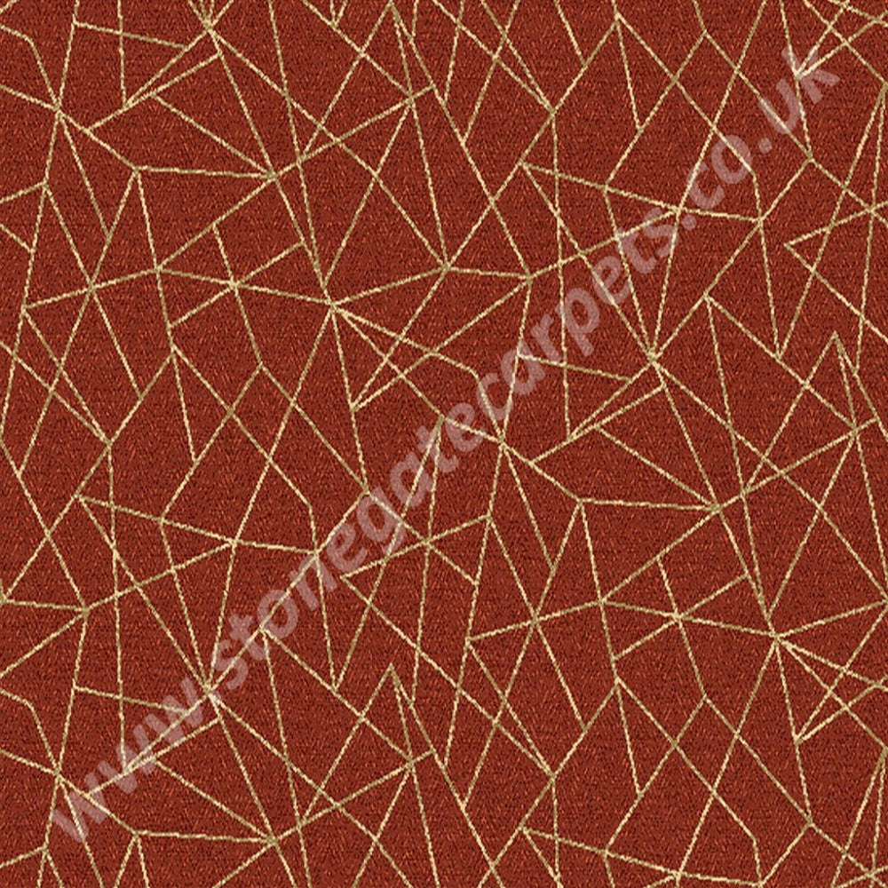 Ulster Carpets Vescent Linea Cadmium 153391-8 (Please Call For Per M² Cost) 